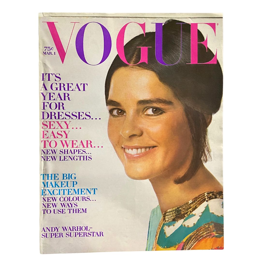 VTG Vogue Magazine March 1 1970 Ali McGraw by Bert Stern No Label