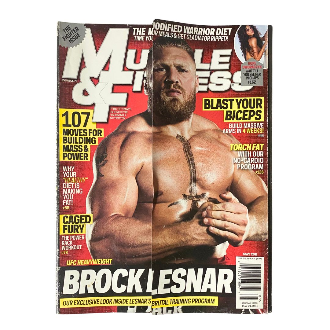 Muscle & Fitness Magazine May 2011 Brock Lesnar Cover No Label