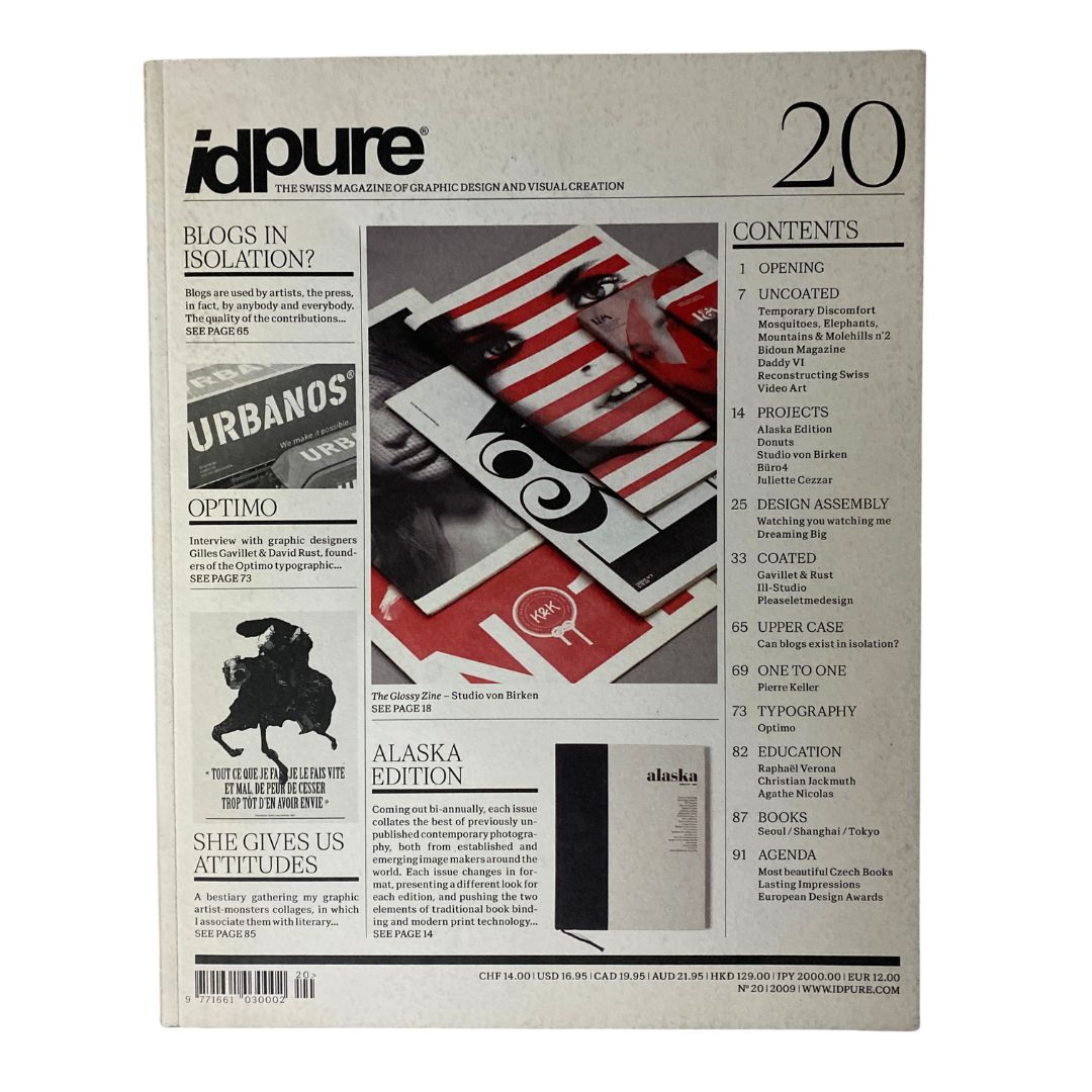 idPure The Swiss Magazine of Graphic Design Special Edition 2009 No Label