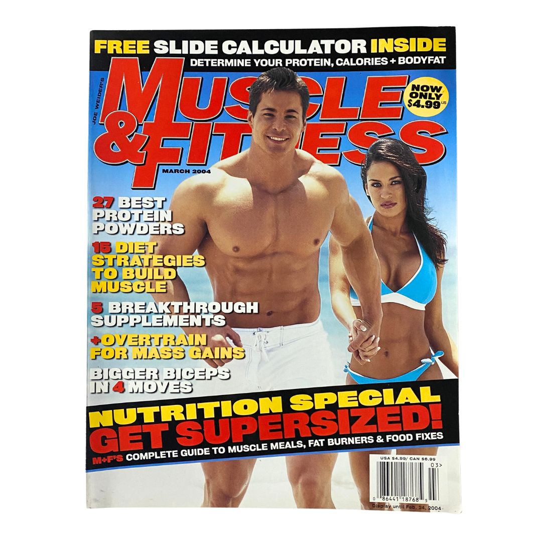 Muscle & Fitness Magazine March 2004 Vol 65 No. 3 John Kessler No Label VG