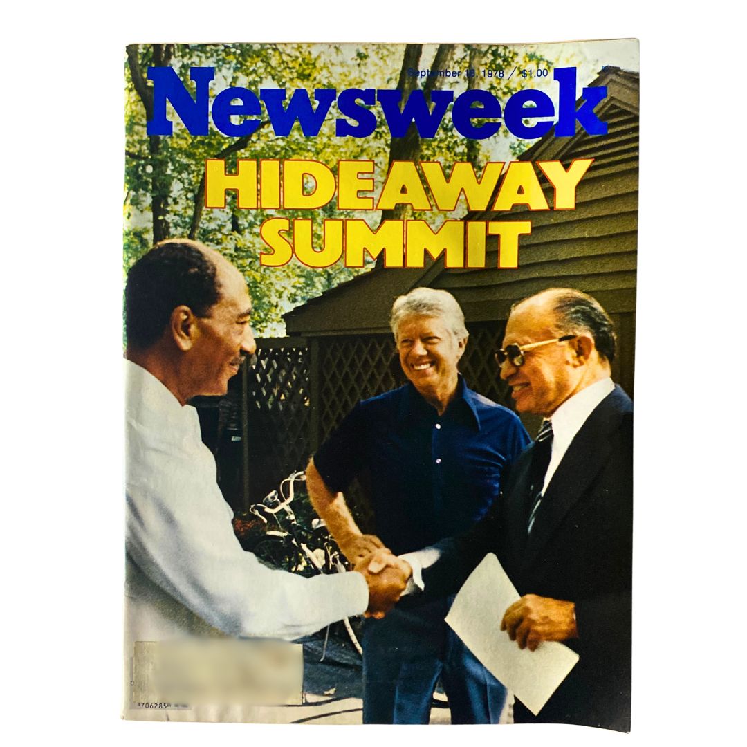 Newsweek Magazine September 18 1978 Jimmy Carter, Menachem Begin & Anwar Sadat