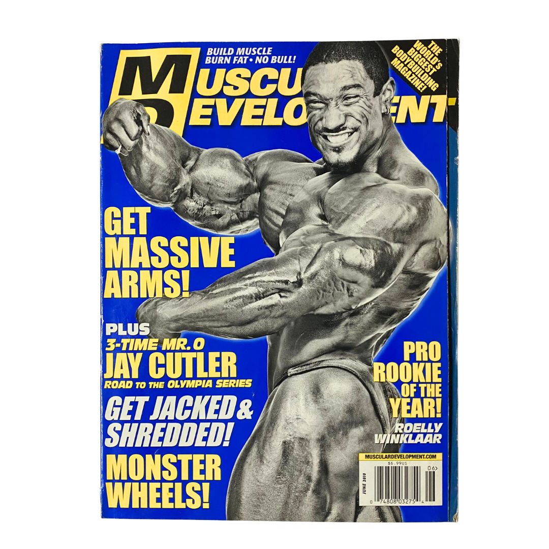 Muscular Development Magazine June 2010 Roelly Winklaar Cover No Label