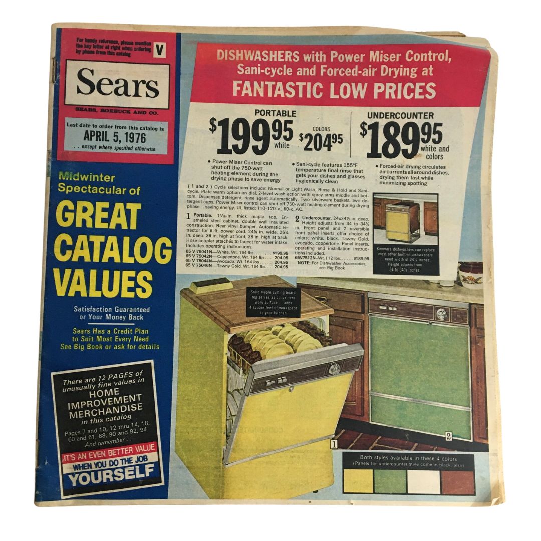 1976 Sears Roebuck and Co. Midwinter Spectacular Catalog