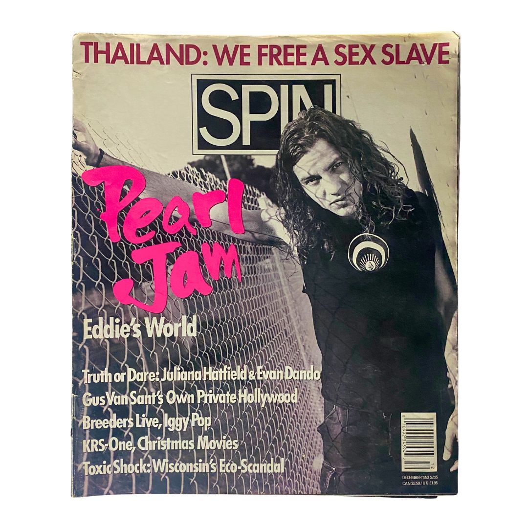 Spin Magazine December 1993 Vol 9 No. 9 Pearl Jam Eddie's World No Label