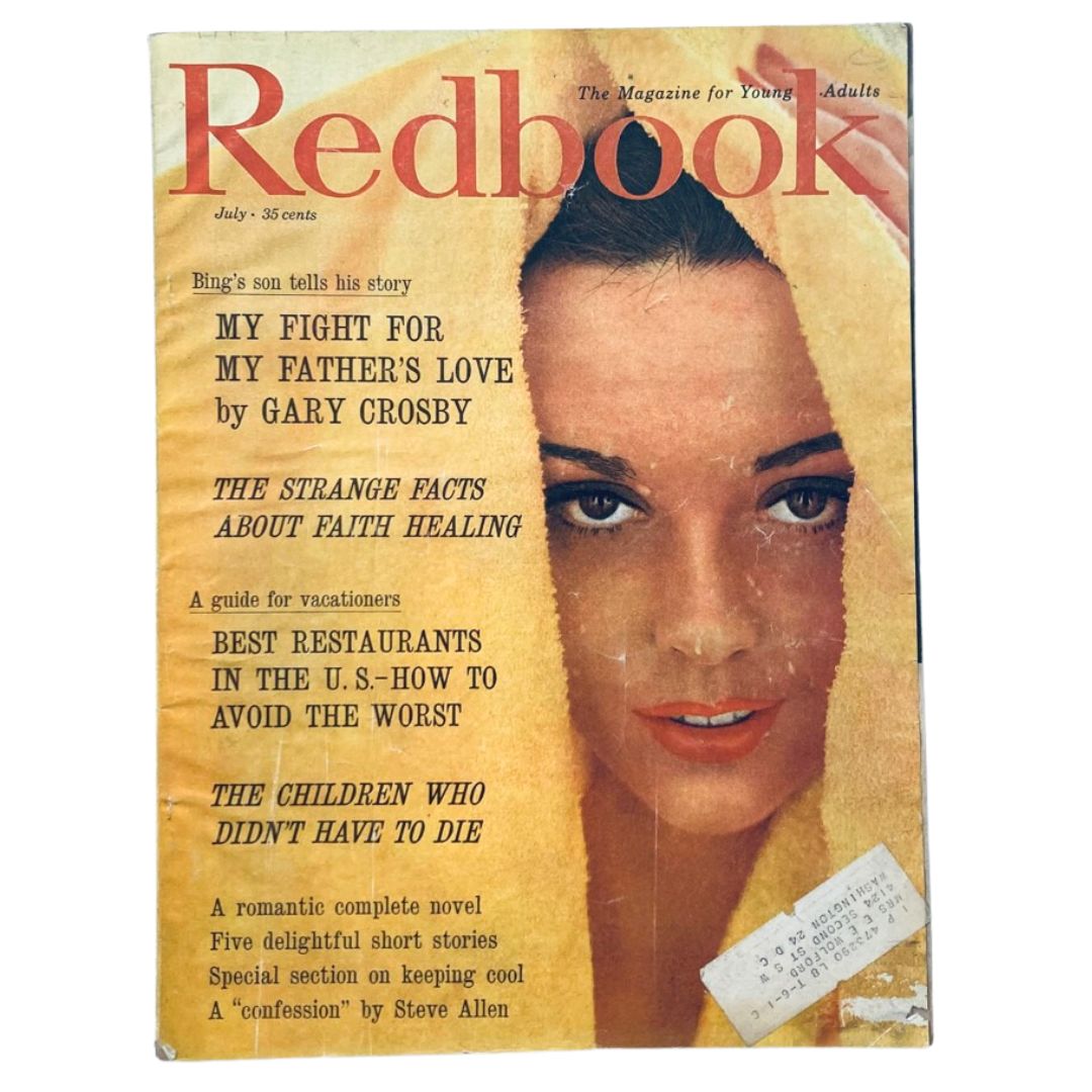 VTG Redbook Magazine July 1960 Vol 115 The Price of Marriage Complete Novel