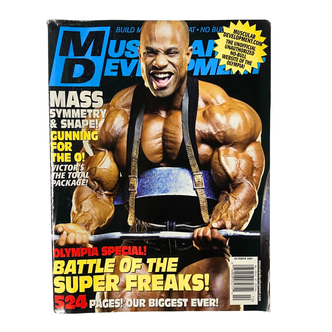 Muscular Development Magazine October 2007 Victor Martinez Cover No Label