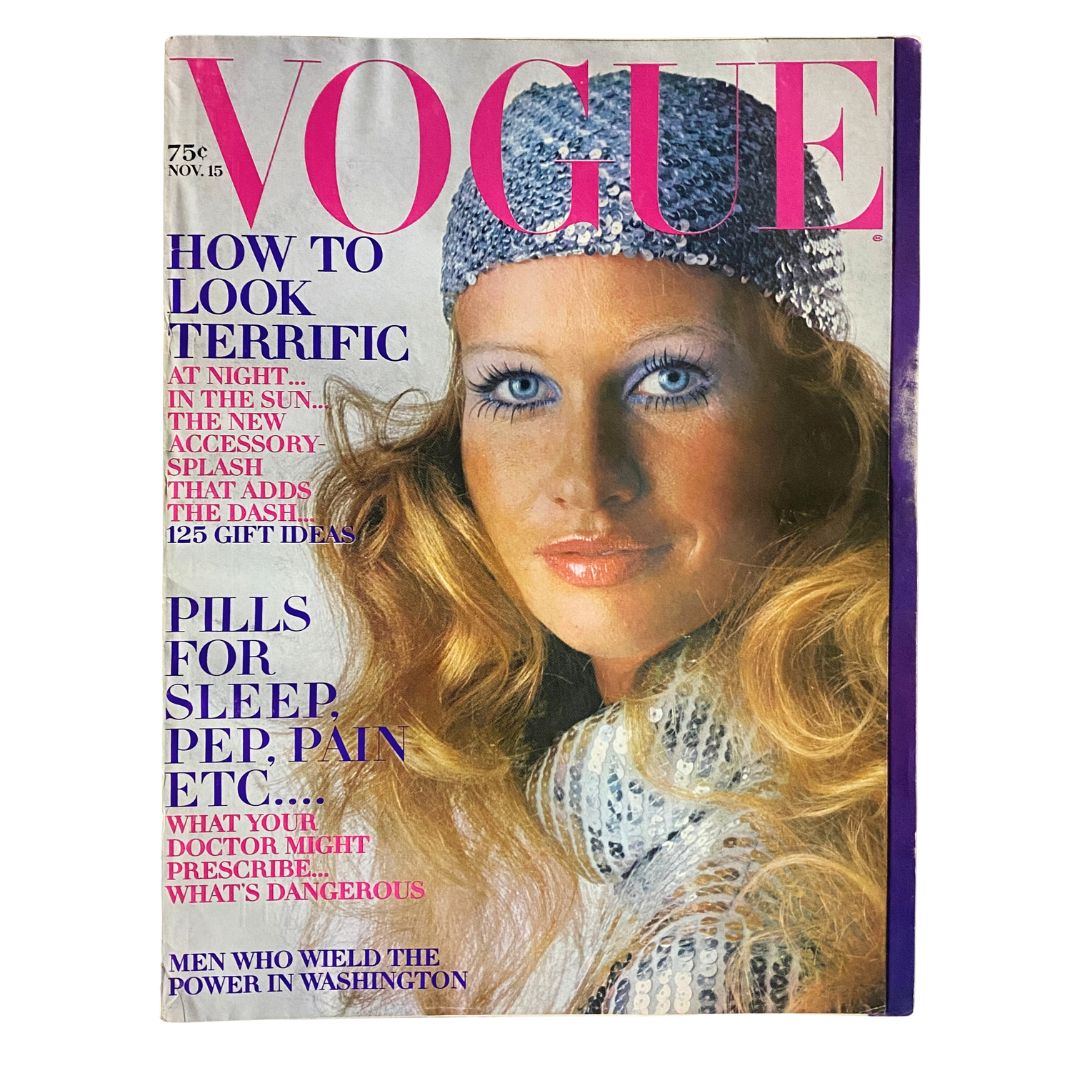 VTG Vogue Magazine November 15 1969 Françoise Rubartelli No Label