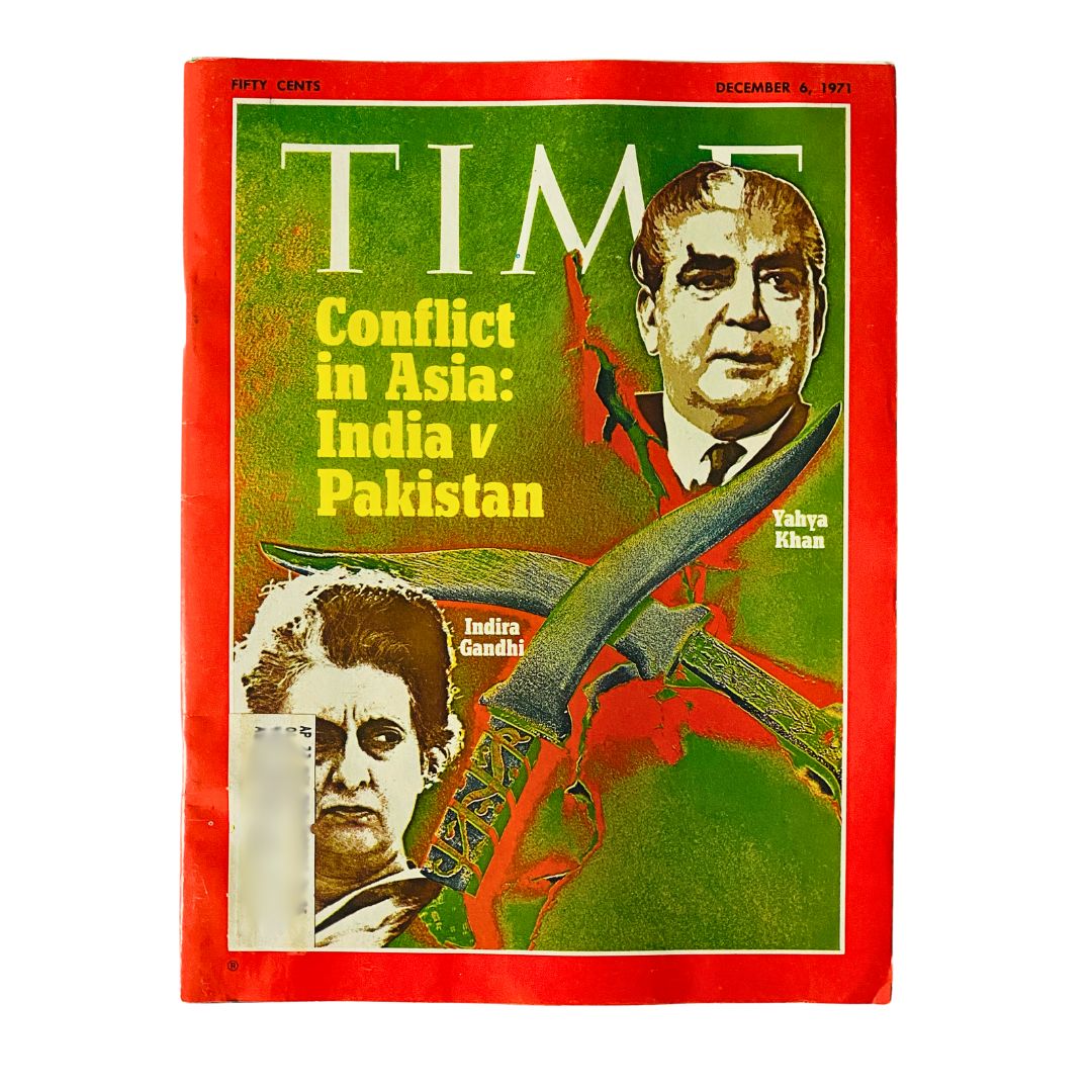 VTG Time Magazine December 6 1971 Indira Gandhi & Yahya Khan