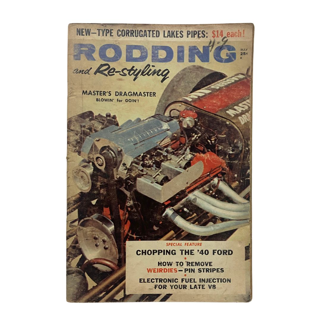 VTG Rodding & Re-Styling Magazine May 1959 A Fiery Champion No Label