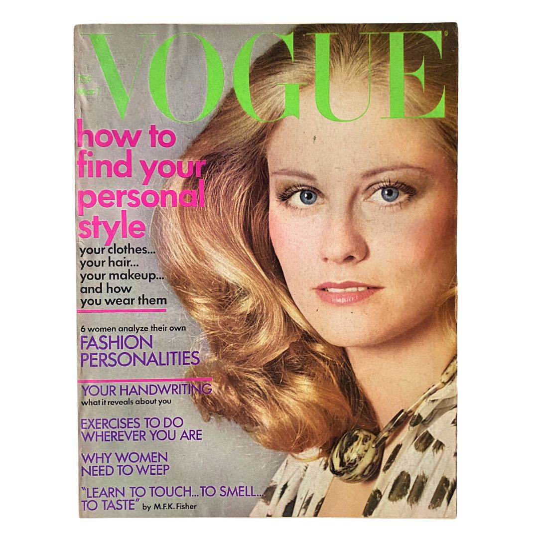 VTG Vogue Magazine March 1 1972 Cybill Shepherd by Irving Penn No Label