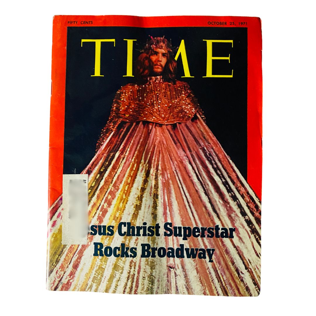 VTG Time Magazine October 25 1971 Jesus Christ Superstar Rocks Broadway