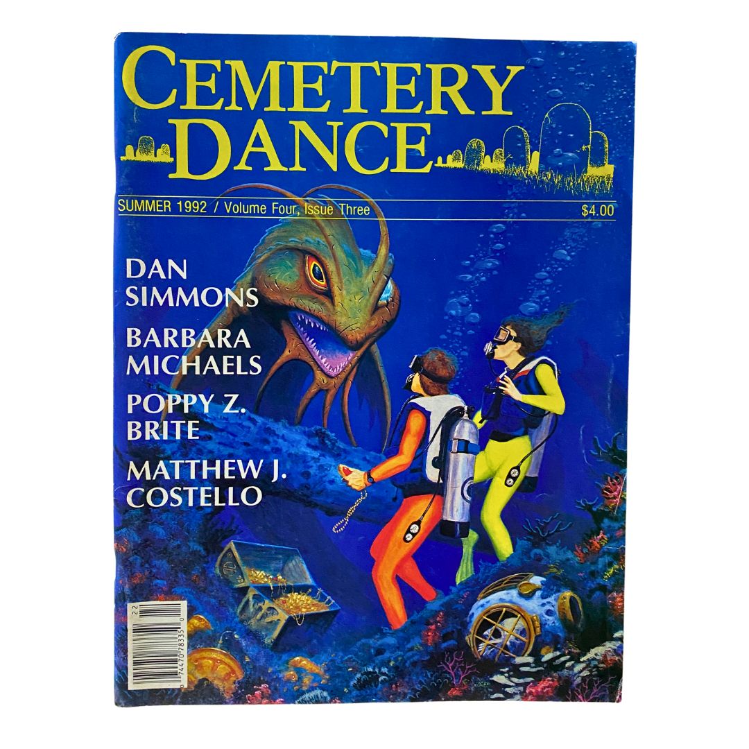 Cemetery Dance Magazine Summer 1992 Vol 4 #3 Dan Simmons, Poppy Brite No Label