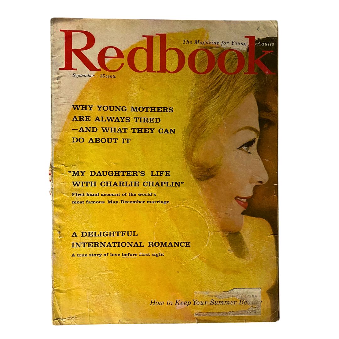 VTG Redbook Magazine September 1959 My Daughter's Life with Charlie Chaplin