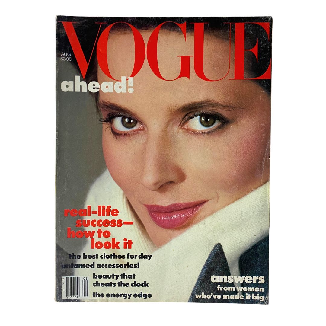 VTG Vogue Magazine August 1983 Isabella Rossellini by Richard Avedon No Label