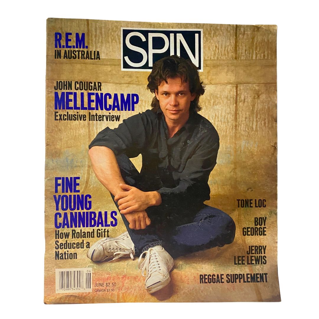 Spin Magazine June 1989 Vol 5 No. 3 John Cougar Mellencamp No Label