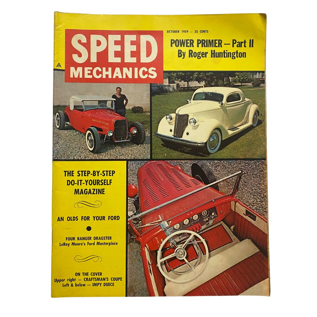 VTG Speed Mechanics Magazine October 1959 Power Primer Part II No Label