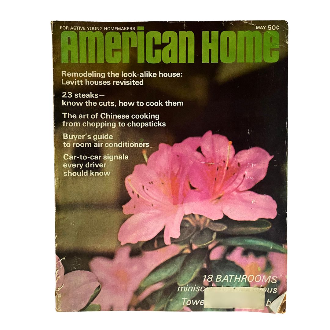 VTG American Home Magazine May 1968 Azaleas from the Japanese Garden