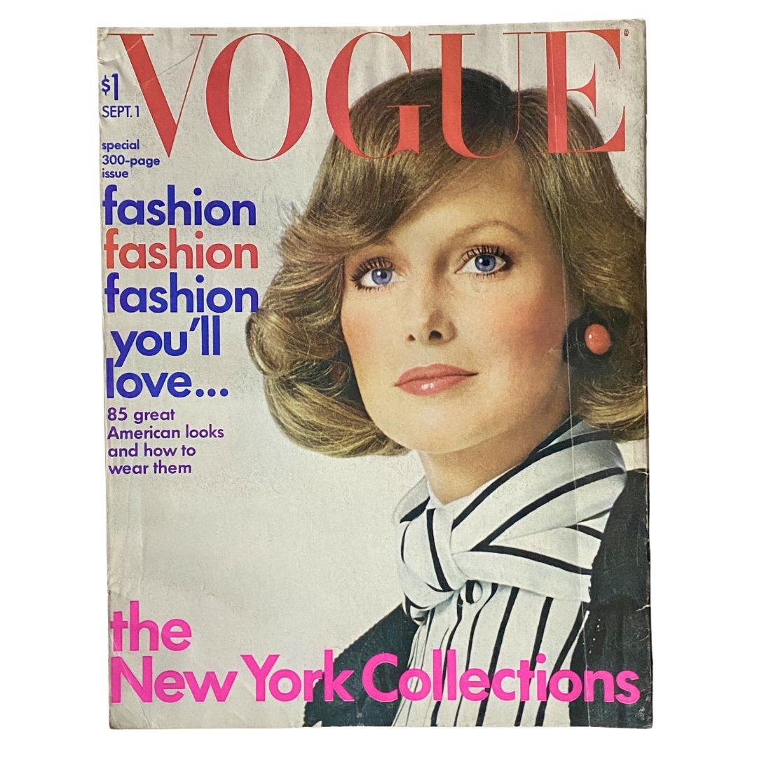 VTG Vogue Magazine September 1 1972 Karen Graham by Irving Penn No Label