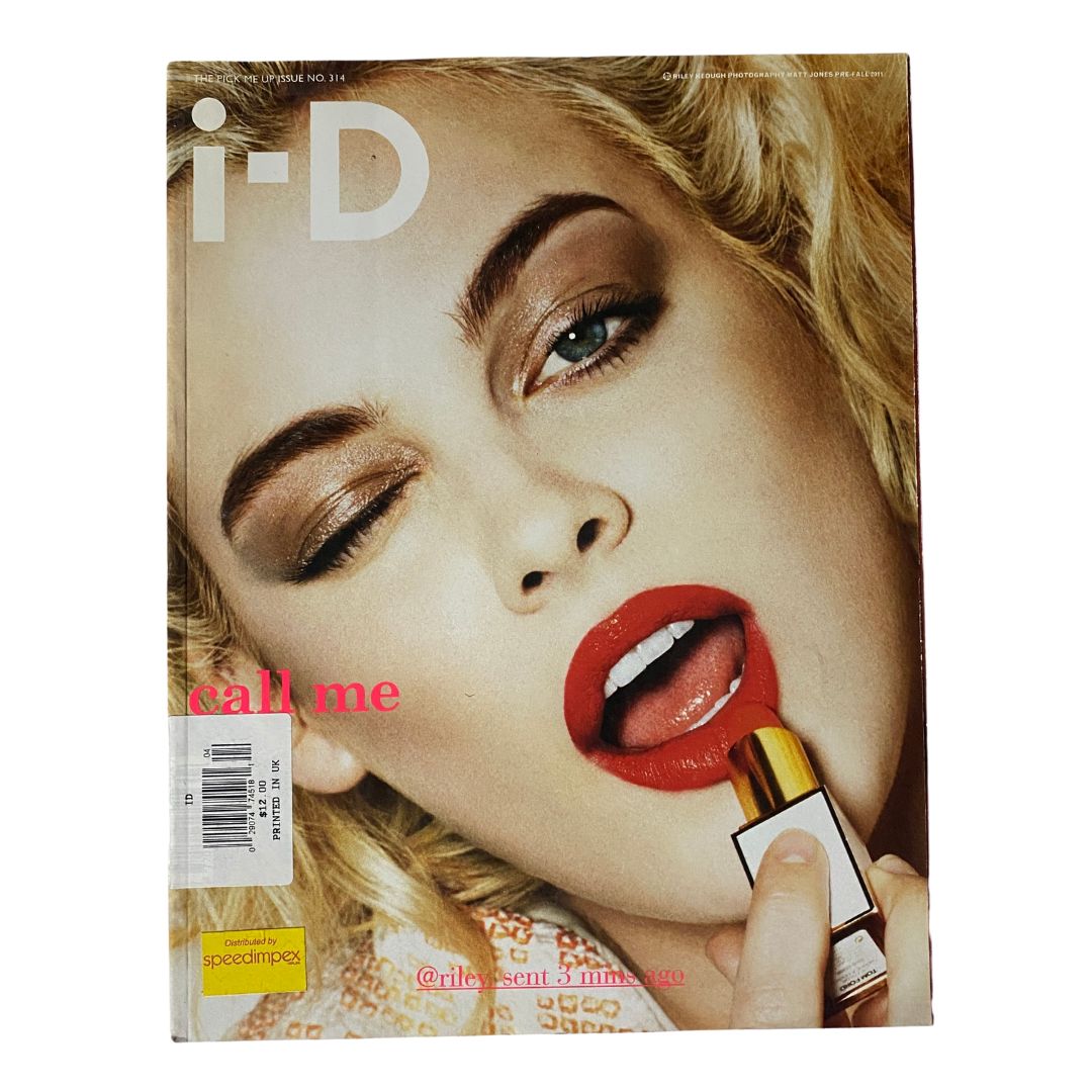 i-D Magazine Fall 2011 No. 314 Riley Keough by Matt Jones No Label