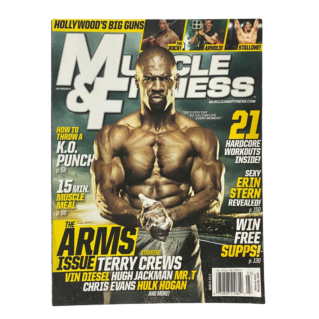 Muscle & Fitness Magazine March 2012 Terry Crews Cover No Label