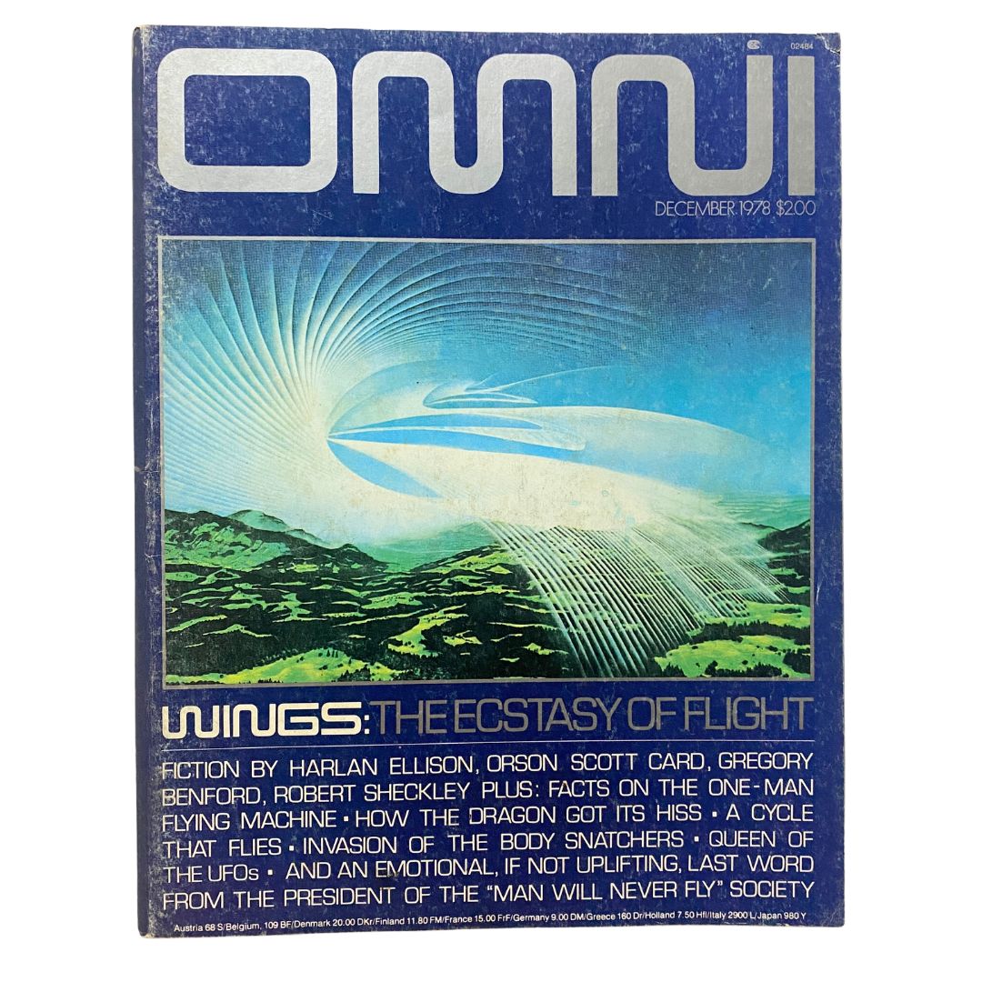 VTG Omni Magazine December 1978 Wings The Ecstasy of Flight No Label