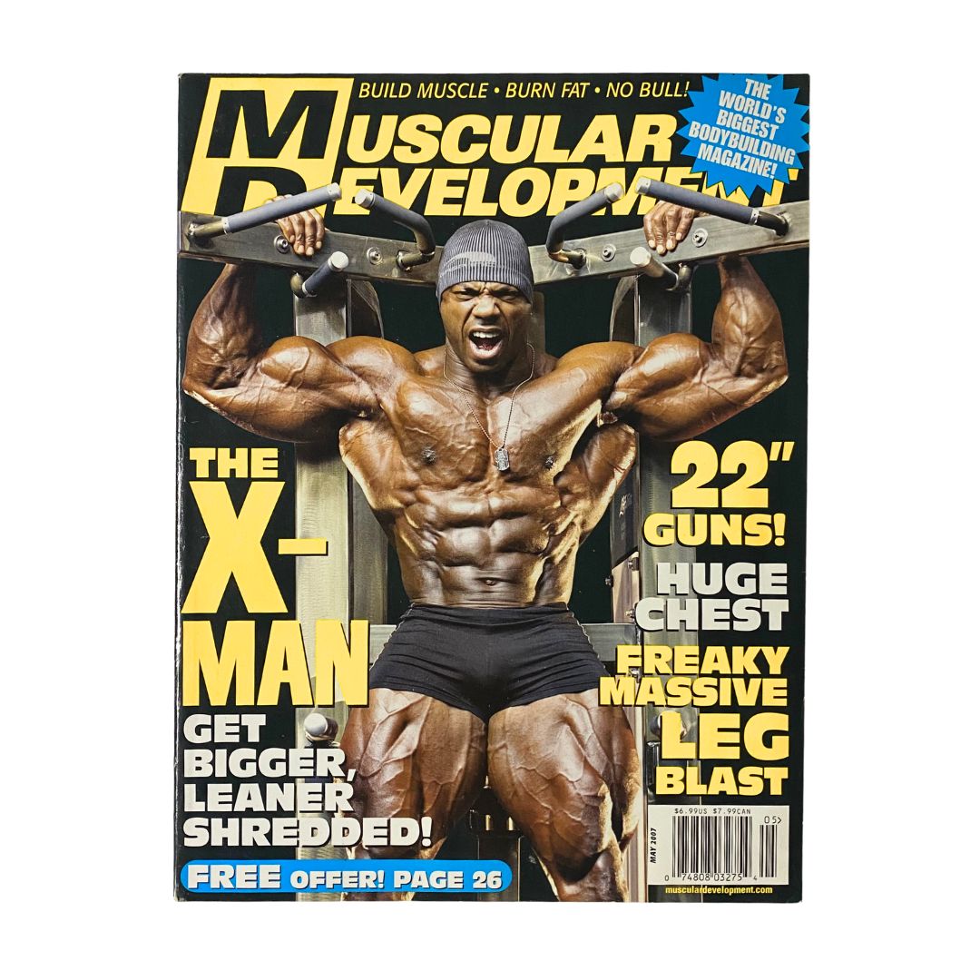 Muscular Development Magazine May 2007 Tony Freeman Cover No Label