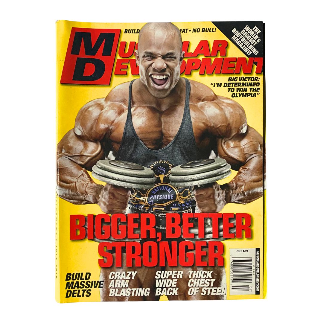 Muscular Development Magazine July 2010 Victor Martinez Cover No Label