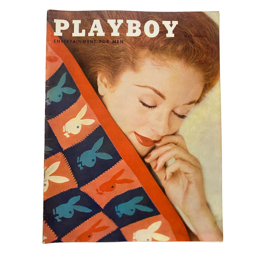 VTG Playboy Magazine May 1956 Marion Scott, Dolores Taylor w Centerfold No Label