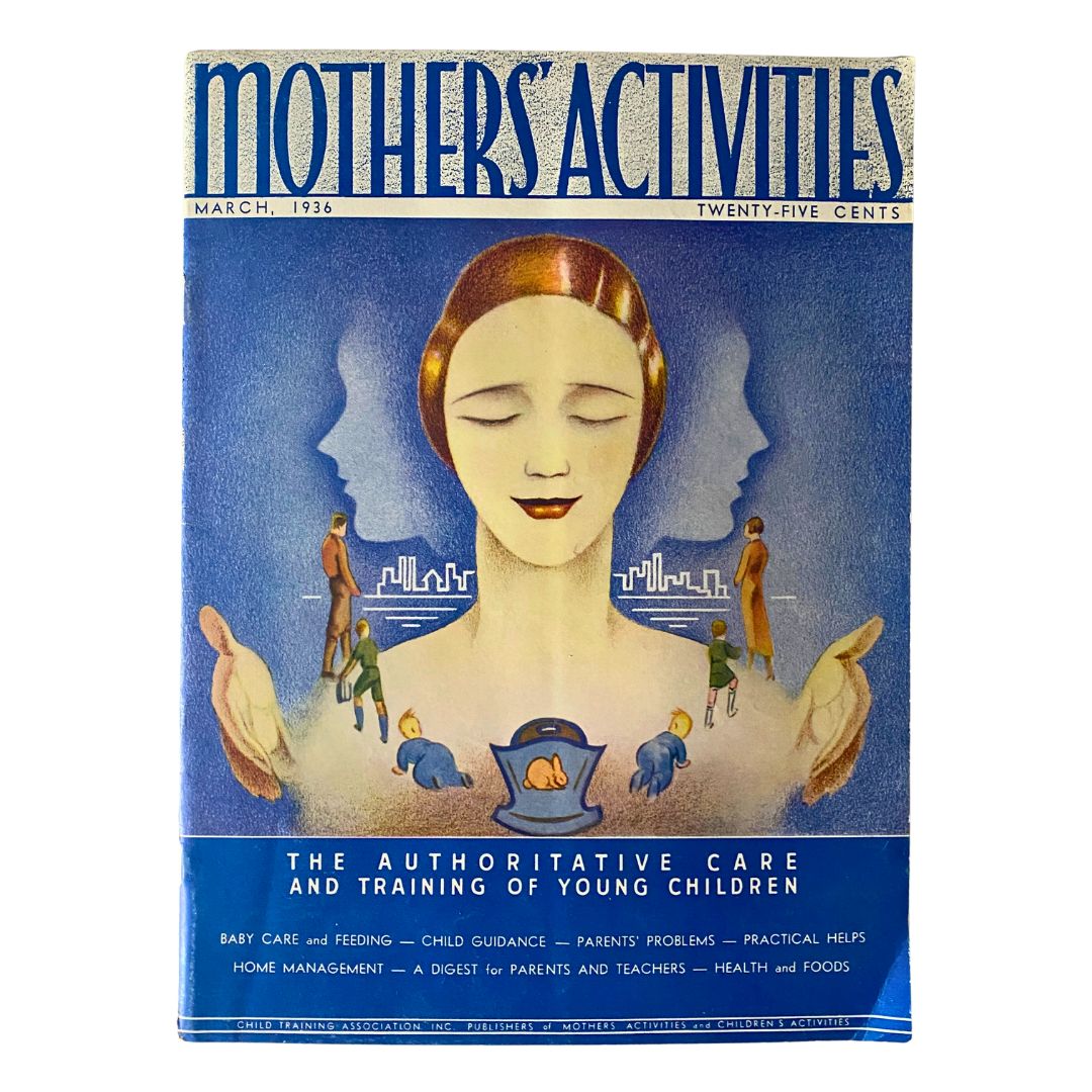 VTG Mother's Activities Magazine March 1936 Baby Care and Feeding