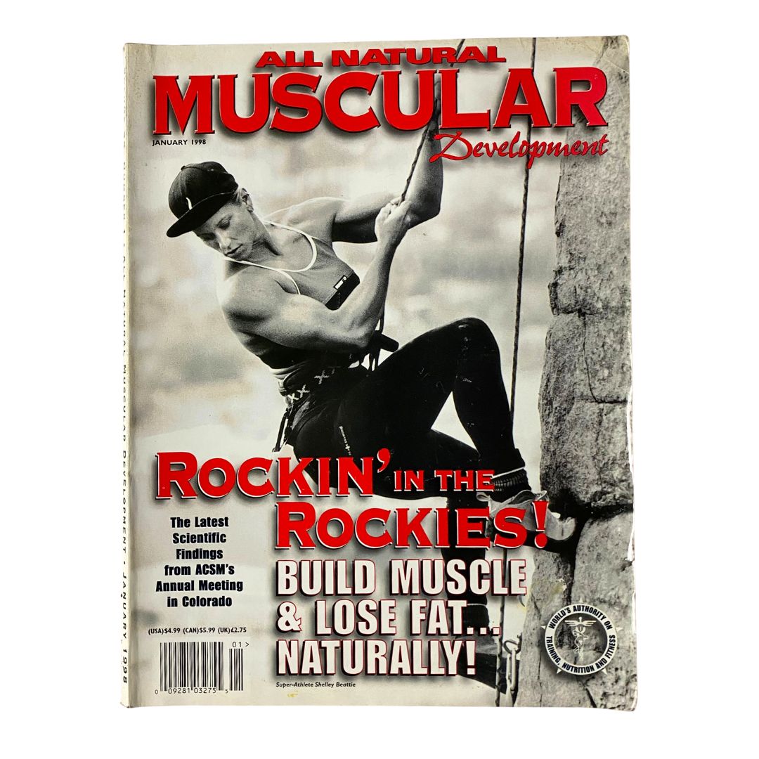 Muscular Development Magazine January 1998 Shelley Beattie Cover No Label