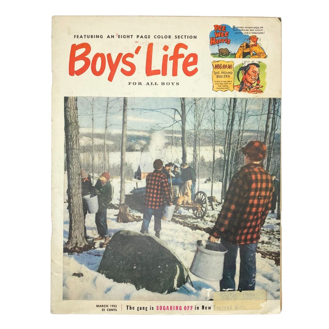 VTG Boys' Life for All Boys Magazine March 1953 Ohloans & Mapple Sugar Producers