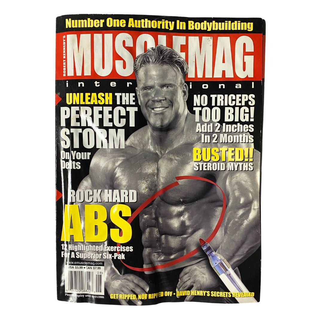 MuscleMag Magazine August 2006 No. 291 Jay Cutler GD Interior No Label