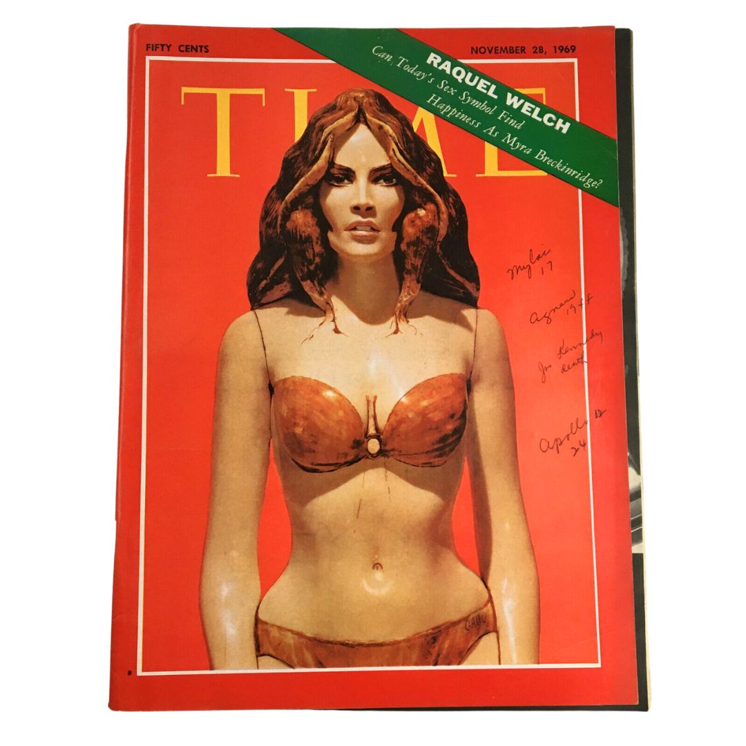 Time Magazine November 28 1969 Actress Raquel Welch is a Sex Symbol No Label