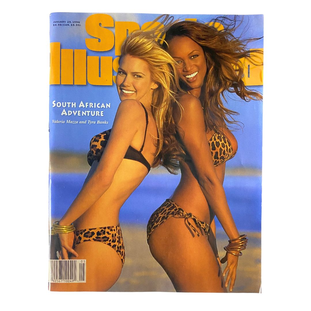 Sports Illustrated Magazine January 29 1996 Valeria & Tyra Banks No Label VG