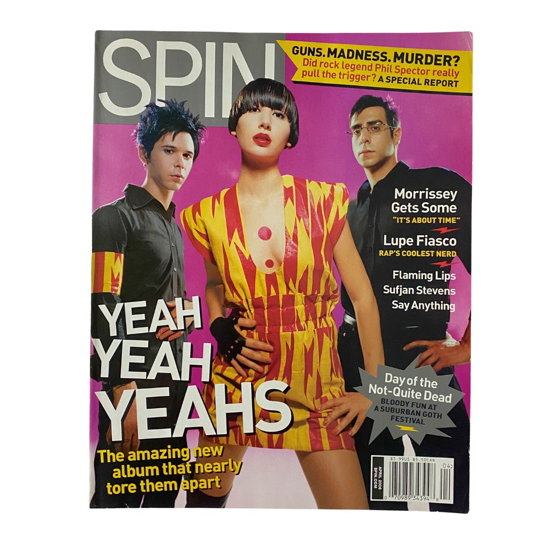 Spin Magazine April 2006 Vol 22 No. 4 Yeah Yeah Yeahs Cover No Label