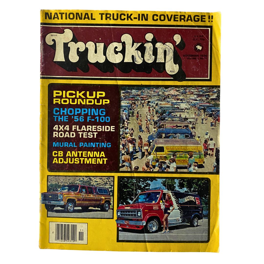 VTG Truckin' Magazine November 1976 Vans at the Colorado Truck-In No Label