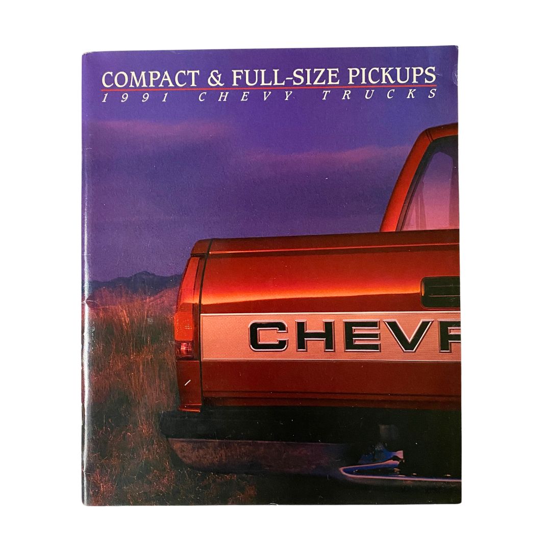 1991 Chevrolet Chevy Trucks Compact & Full-Size Pickups Brochure Guide Catalog