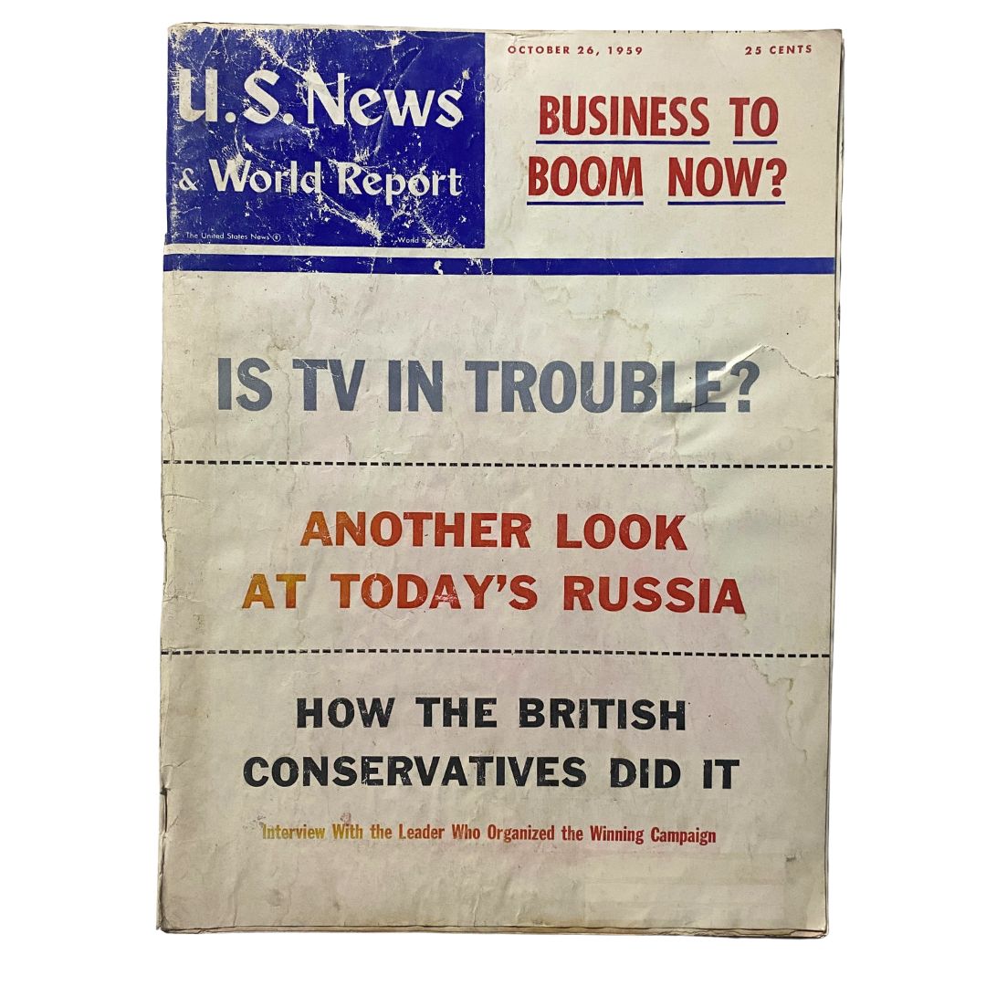 US News & World Report Magazine October 26 1959 Another Look at Today's Russia