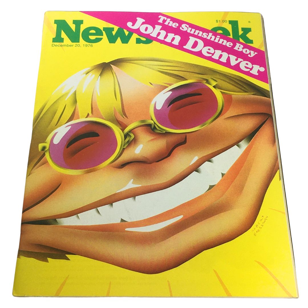 VTG Newsweek Magazine December 20 1976 - Sunshine Boy John Denver / Newsstand