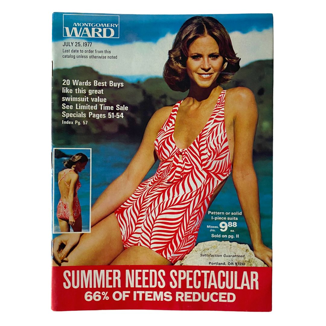 Montgomery Ward July 25 1977 Best Buys Great Swimsuit Value Catalog