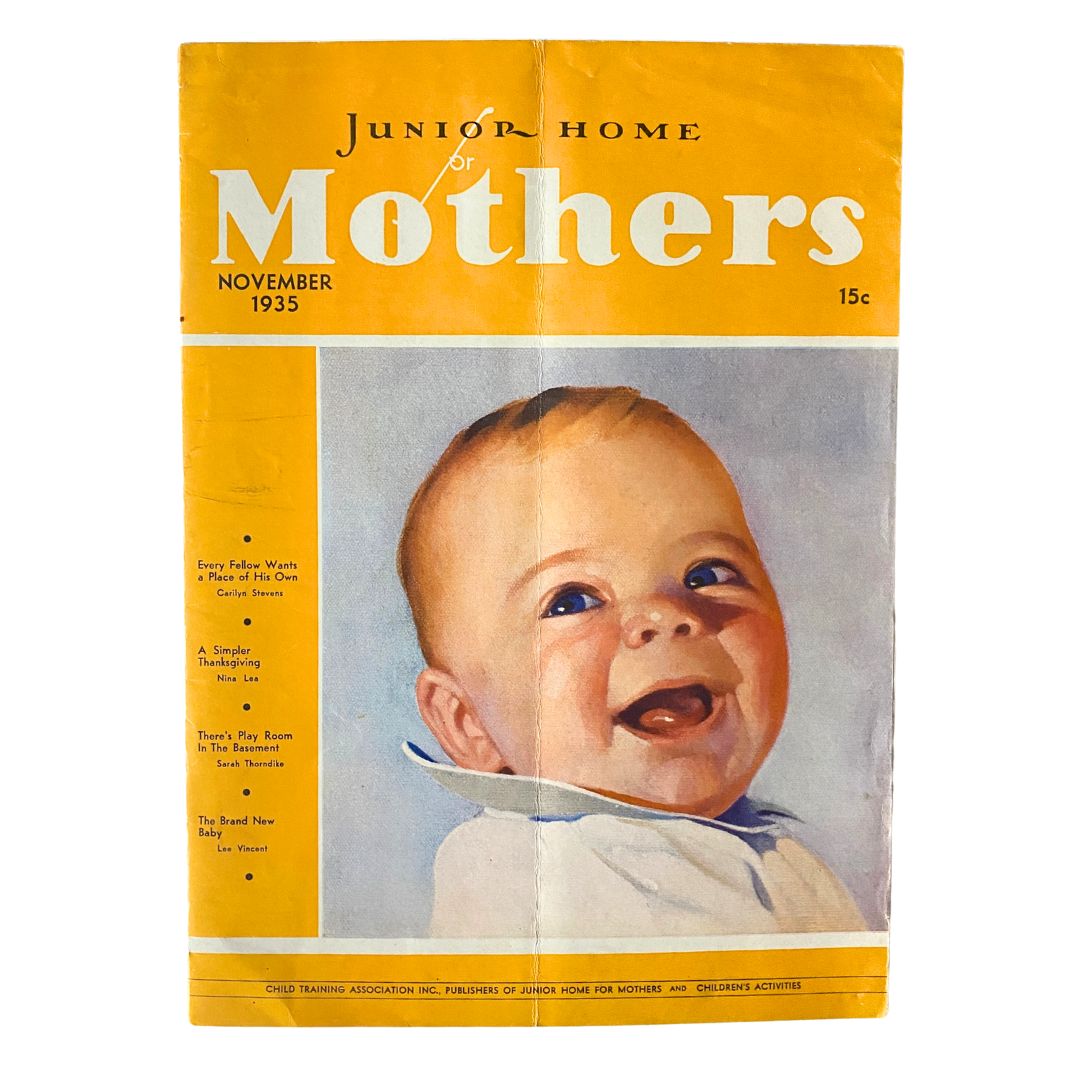 VTG Junior Home for Mothers Magazine November 1935 The Brand New Baby