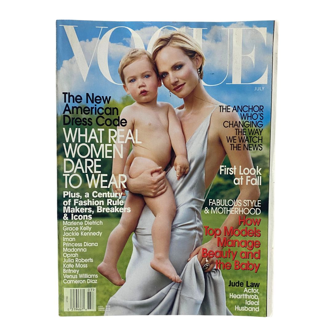 Vogue Magazine July 2002 Amber Valletta by Annie Leibovitz No Label