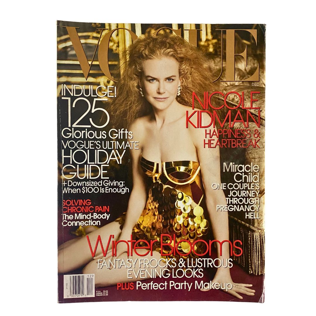 Vogue Magazine December 2006 Nicole Kidman by Mario Testino No Label