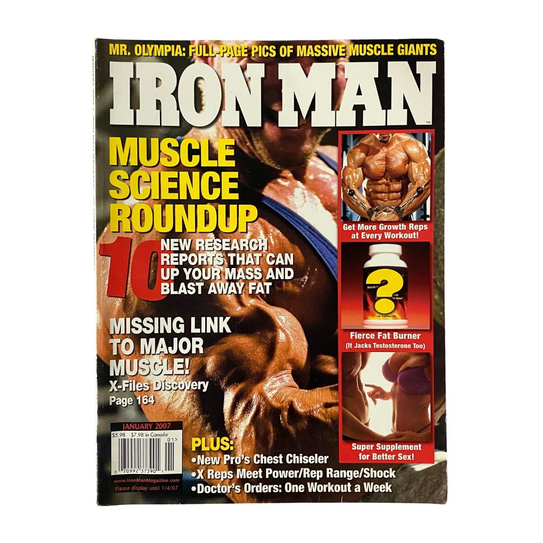 Iron Man Magazine January 2007 Phil Heath Cover No Label VG