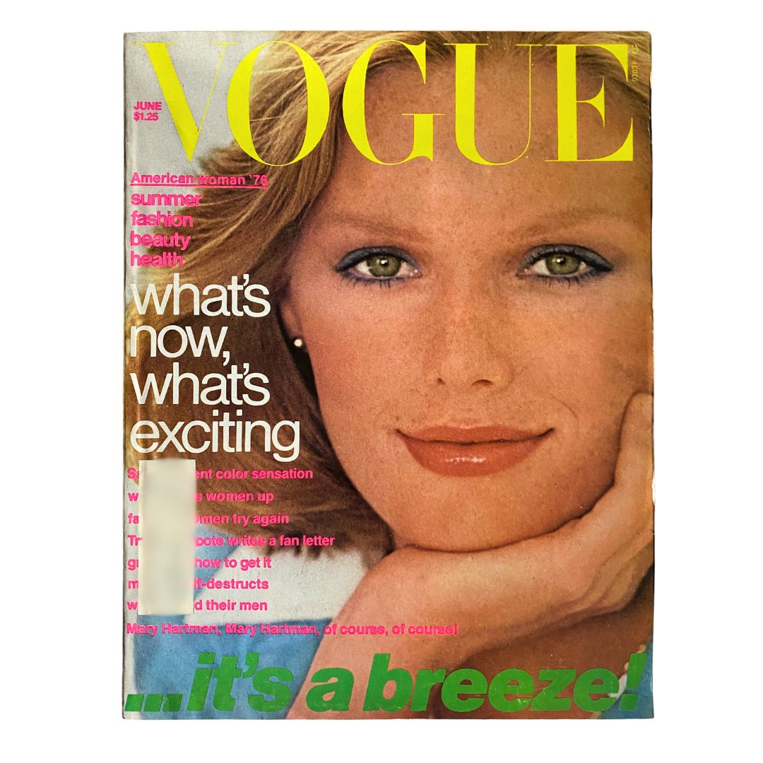 VTG Vogue Magazine June 1976 Patti Hansen by Francesco Scavullo