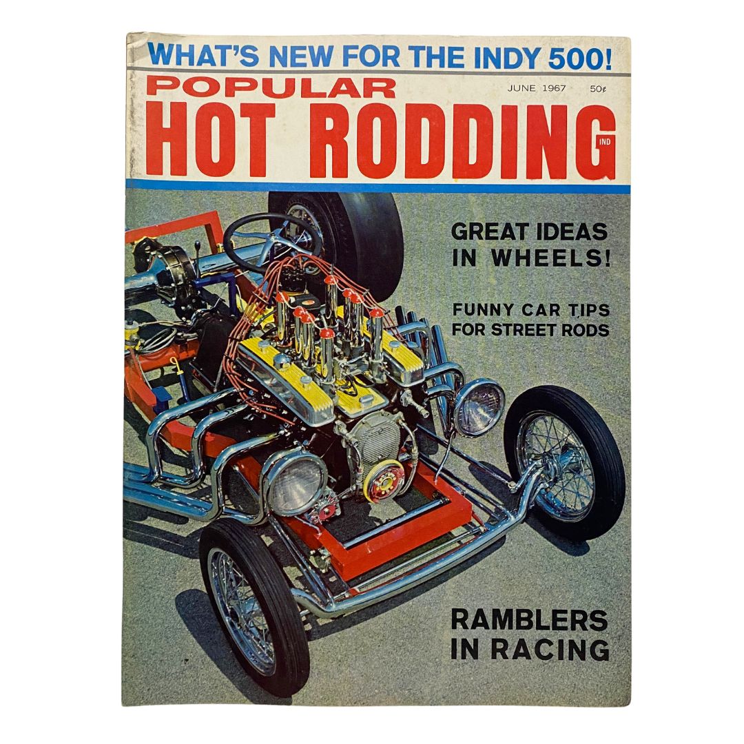 VTG Popular Hot Rodding Magazine June 1967 Ramblers in Racing No Label VG