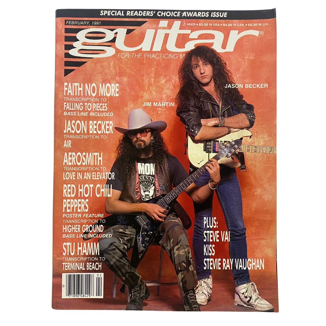 Guitar for the Practicing Musician Magazine February 1991 Jim and Jason w Poster