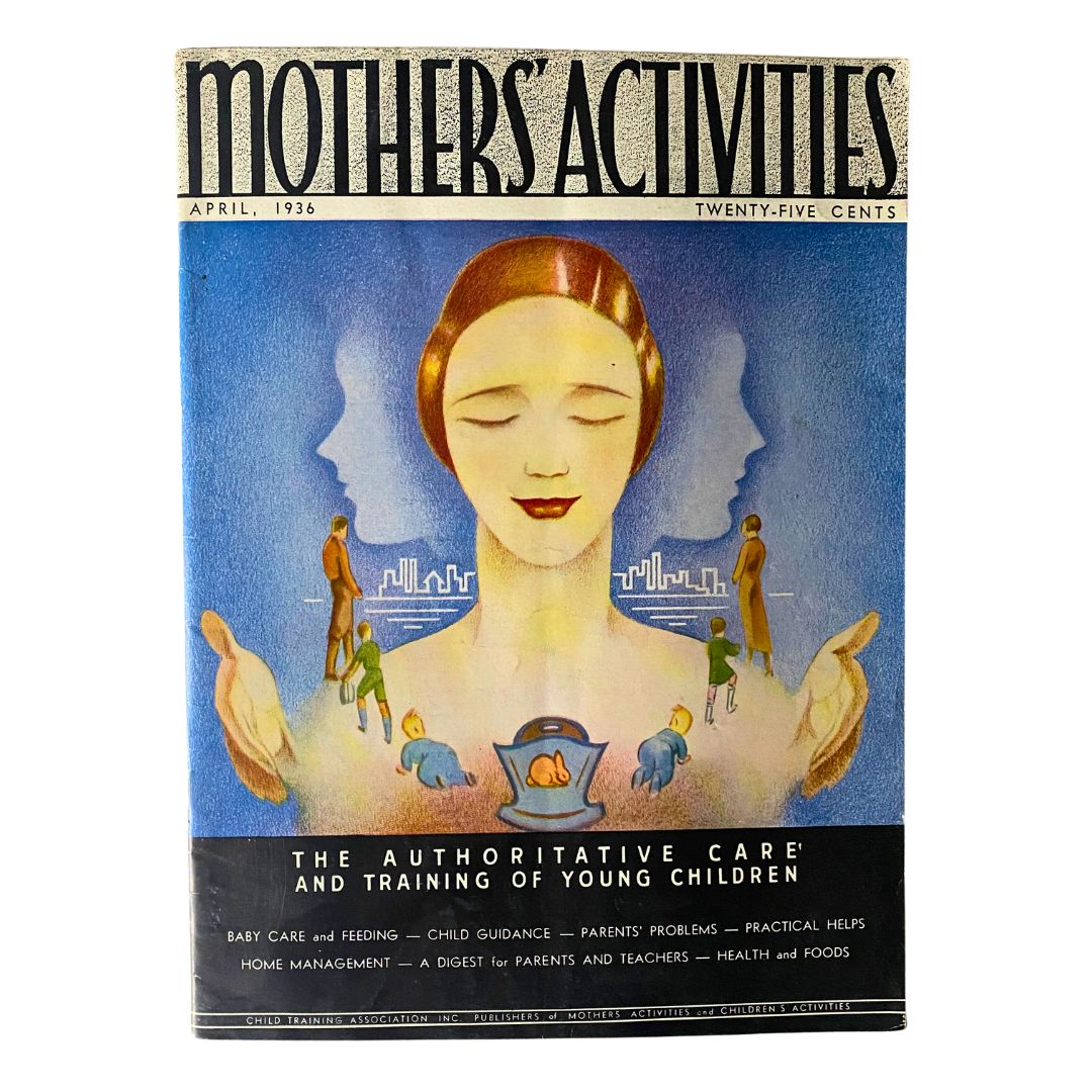 VTG Mother's Activities Magazine April 1936 A Digest for Parents and Teachers