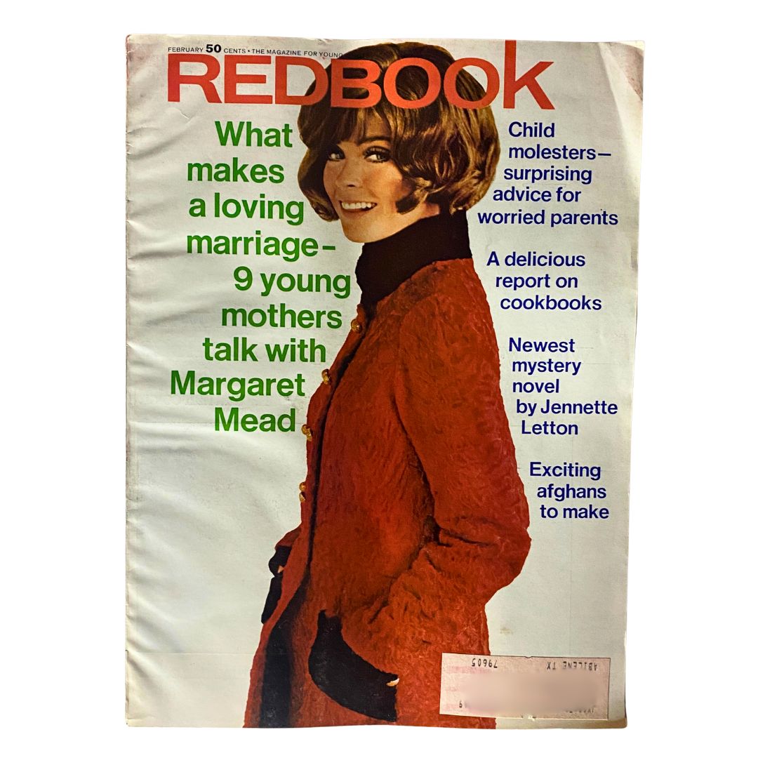 VTG Redbook Magazine February 1969 Vol 132 No. 4 Talk with Margaret Mead