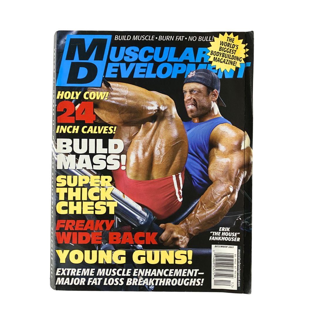 Muscular Development Magazine December 2007 Erik Fankhouser No Label